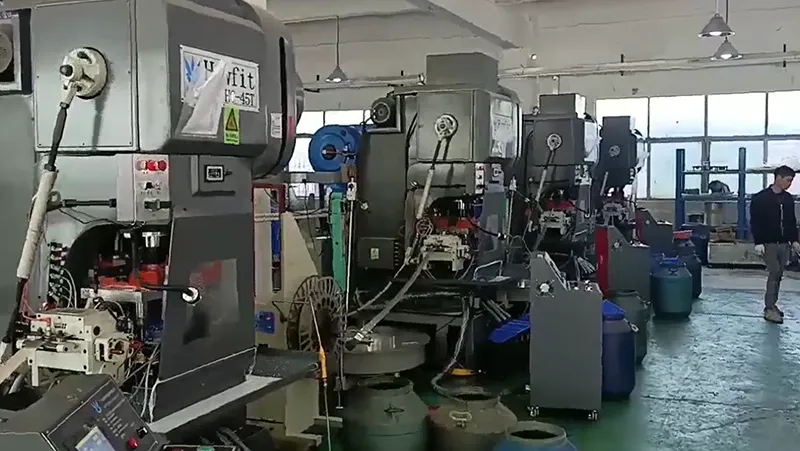 HC-45T for button stamping – Guangzhou, China
