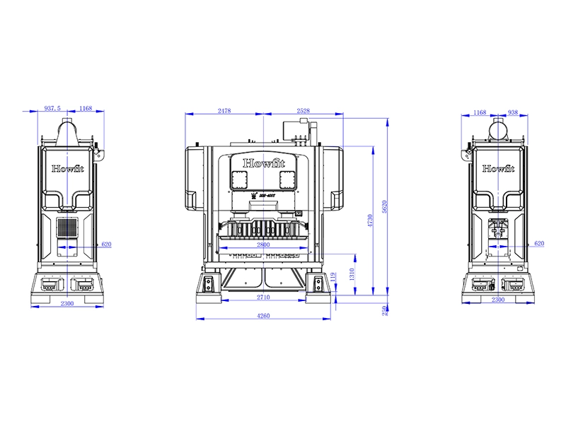 Straight Side Crank Press (400 ton), DDH-400T
